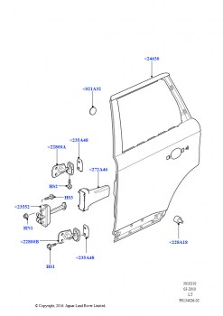 Задние двери, петли и уплотнители (Дверь и крепления)