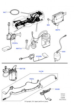 Топливный насос и датчик (AJ бензин 4.2 V8 Supercharged)