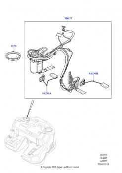 Топливный насос и датчик (AJ бензин 4.4 V8 EFI (220кВт))