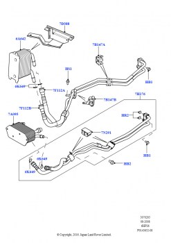 Системы охлаждения коробки передач (6-ступ.автом.ZF 6HP26Steptronic)