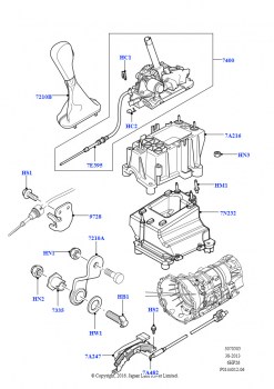 Перекл.пер.-Автомат.кор.пер. (Пол, 6-ступ.автом.ZF 6HP26Steptronic)
