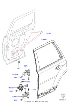 Задние двери, петли и уплотнители (Дверь и крепления)