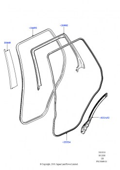 Задние двери, петли и уплотнители (Отделка и уплотнения)