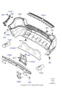 Задний бампер