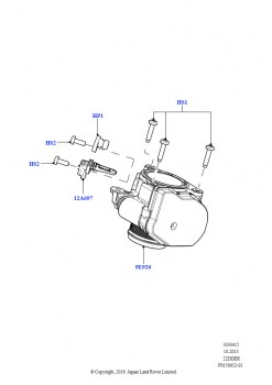 Корпус дроссельной заслонки (2.2L DOHC EFI TC DW12, 2.2L CR DI 16V Дизельный)