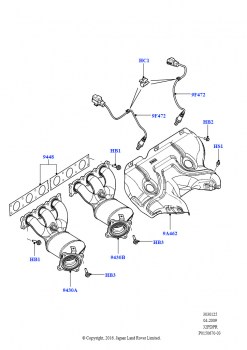 Выпускной коллектор (3.2L DOHC MPI Petrol I6)