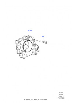 Корпус дроссельной заслонки (3.2L DOHC MPI Petrol I6)