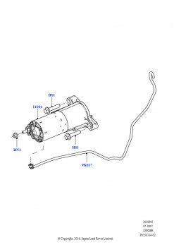 Стартер (3.2L DOHC MPI Petrol I6)