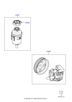 Опора насоса усилит.рул.упр. (2.2L DOHC EFI TC DW12, 2.2L CR DI 16V Дизельный)