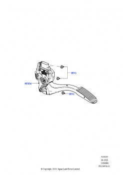 Орг.упр.акселератором/ТНВД (2.2L DOHC EFI TC DW12, 2.2L CR DI 16V Дизельный)