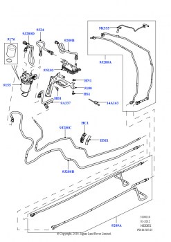 Топливные магистрали (3,6 л V8 32V DOHC EFi дизель Lion)