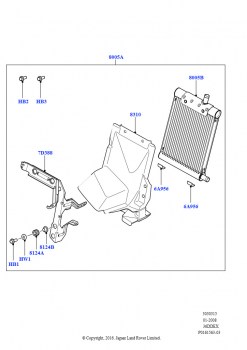 Радиатор/расшр.бачок для охл.жидк. (Дополнительно, 3,6 л V8 32V DOHC EFi дизель Lion)