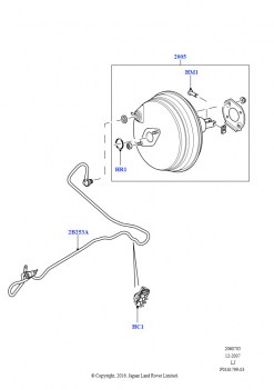 Усилитель тормозов (3,6 л V8 32V DOHC EFi дизель Lion)