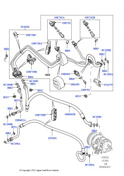 Система кондиционирования воздуха (3.2L DOHC MPI Petrol I6)