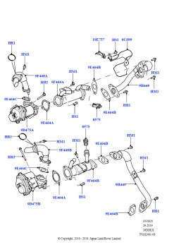 Рециркуляция отработавших газов (3,6 л V8 32V DOHC EFi дизель Lion)