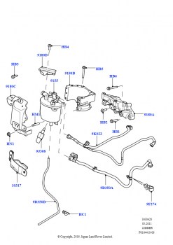 Топливный фильтр (2.2L DOHC EFI TC DW12, 2.2L CR DI 16V Дизельный)