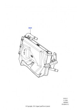 Радиатор/расшр.бачок для охл.жидк. (Дополнительно, 3,6 л V8 32V DOHC EFi дизель Lion)