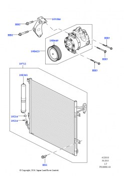 Конденс./компресс.сист.кондиц.возд. (3,6 л V8 32V DOHC EFi дизель Lion)