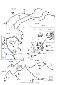 Топливные магистрали (Lion дизель 2.7 V6 (140 кВт))