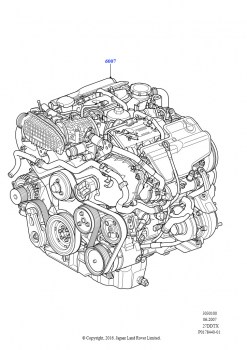 Полностью укомплектованн. двигатель (Lion дизель 2.7 V6 (140 кВт))