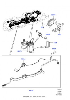 Топливный насос и датчик (5,0 л OHC SGDI NA V8 бензин - AJ133)