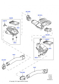 Воздушный фильтр (5,0 л OHC SGDI NA V8 бензин - AJ133)