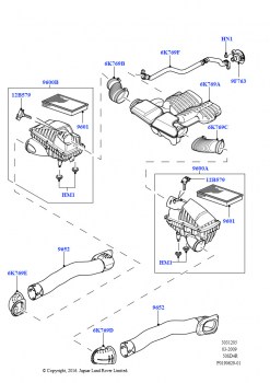 Воздушный фильтр (5,0 л OHC SGDI NA V8 бензин - AJ133)
