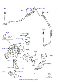 Турбокомпрессор (LH, 3,6 л V8 32V DOHC EFi дизель Lion)