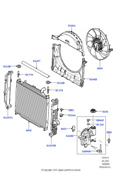 Радиатор/расшр.бачок для охл.жидк. (3,6 л V8 32V DOHC EFi дизель Lion)