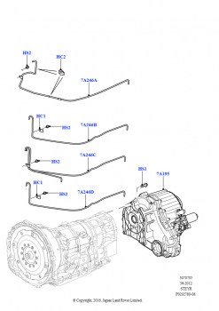 Картер раздаточной коробки (6-ступ.автом.ZF 6HP26Steptronic, 8-ступенч.авто.кор.пер.ZF 8HP70 4WD, 6-ступенч. АКПП ZF 6HP28, 6-ступенч.механич. ZF S6-53)
