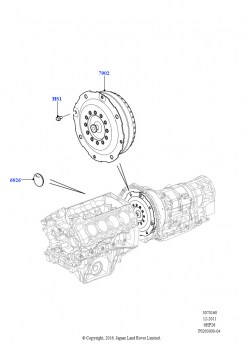 Гидротрансформатор (3,6 л V8 32V DOHC EFi дизель Lion, 6-ступ.автом.ZF 6HP26Steptronic, Cologne V6 4.0 EFI (SOHC), 6-ступ.автом.ZF 6HP26Steptronic, Lion дизель 2.7 V6 (140 кВт), 6-