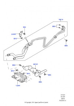 Системы охлаждения коробки передач (3,6 л V8 32V DOHC EFi дизель Lion, 6-ступ.автом.ZF 6HP26Steptronic)