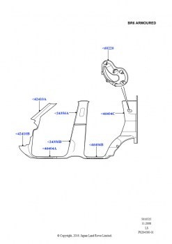Боковая отделка (4050KG ECWVTA, Бронирование уровня B6)