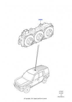 Орг.упр.отопителем и кондиционером (Задний)