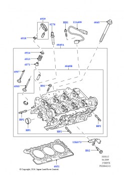 Головка цилиндров (Lion дизель 2.7 V6 (140 кВт))