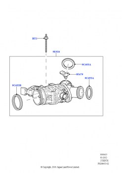 Корпус дроссельной заслонки (Lion дизель 2.7 V6 (140 кВт))