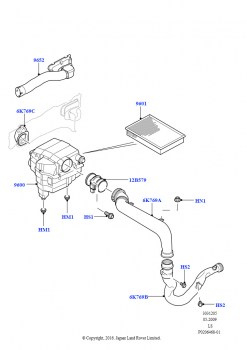 Воздушный фильтр (Lion дизель 2.7 V6 (140 кВт))