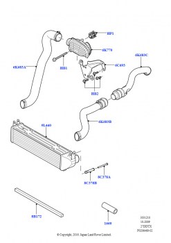 Пром.теплообм/воздуховоды и шланги (Lion дизель 2.7 V6 (140 кВт))