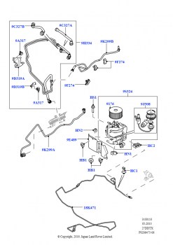 Топливные магистрали (Lion дизель 2.7 V6 (140 кВт))