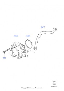 Корпус дроссельной заслонки (Cologne V6 4.0 EFI (SOHC))