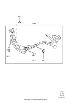 Топливные магистрали (Cologne V6 4.0 EFI (SOHC))