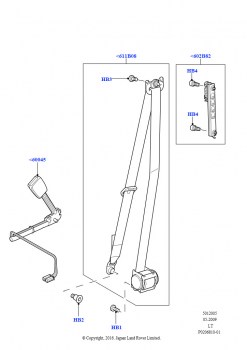 Ремни безопасности передних сидений