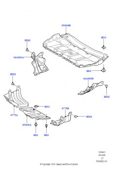 Брызговики теплозащитные экраны (Поддон)