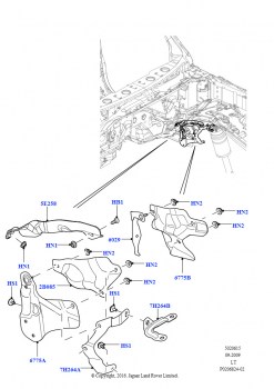 Брызговики теплозащитные экраны (Кузов)