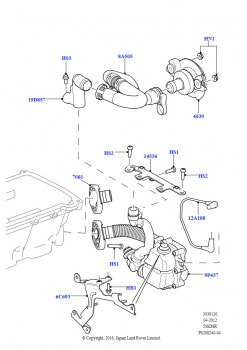 Впускной коллектор (Symposer (резонатор), 5,0 л OHC SGDI SC V8 бензин - AJ133)