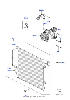 Конденс./компресс.сист.кондиц.возд. (Дизель 3,0 л 24V DOHC V6 TC)