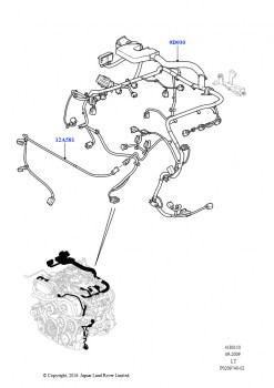 Электропр.на двигат.и перегородке (Двигатель, Дизель 3,0 л 24V DOHC V6 TC)