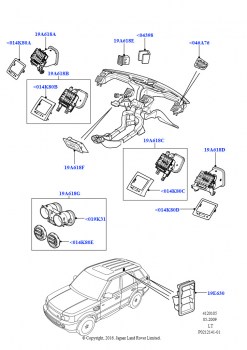 Возд.дефлект., жалюзи и воздуховоды (Наружные элементы)