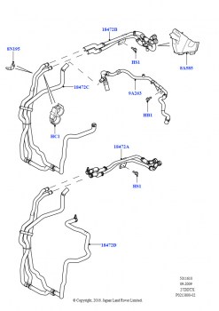Шланги отопителя (Передний, Lion дизель 2.7 V6 (140 кВт))