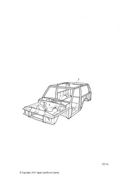 Каркас кузова (2-дверный Station Wagon)